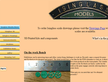 Tablet Screenshot of isinglass-models.co.uk